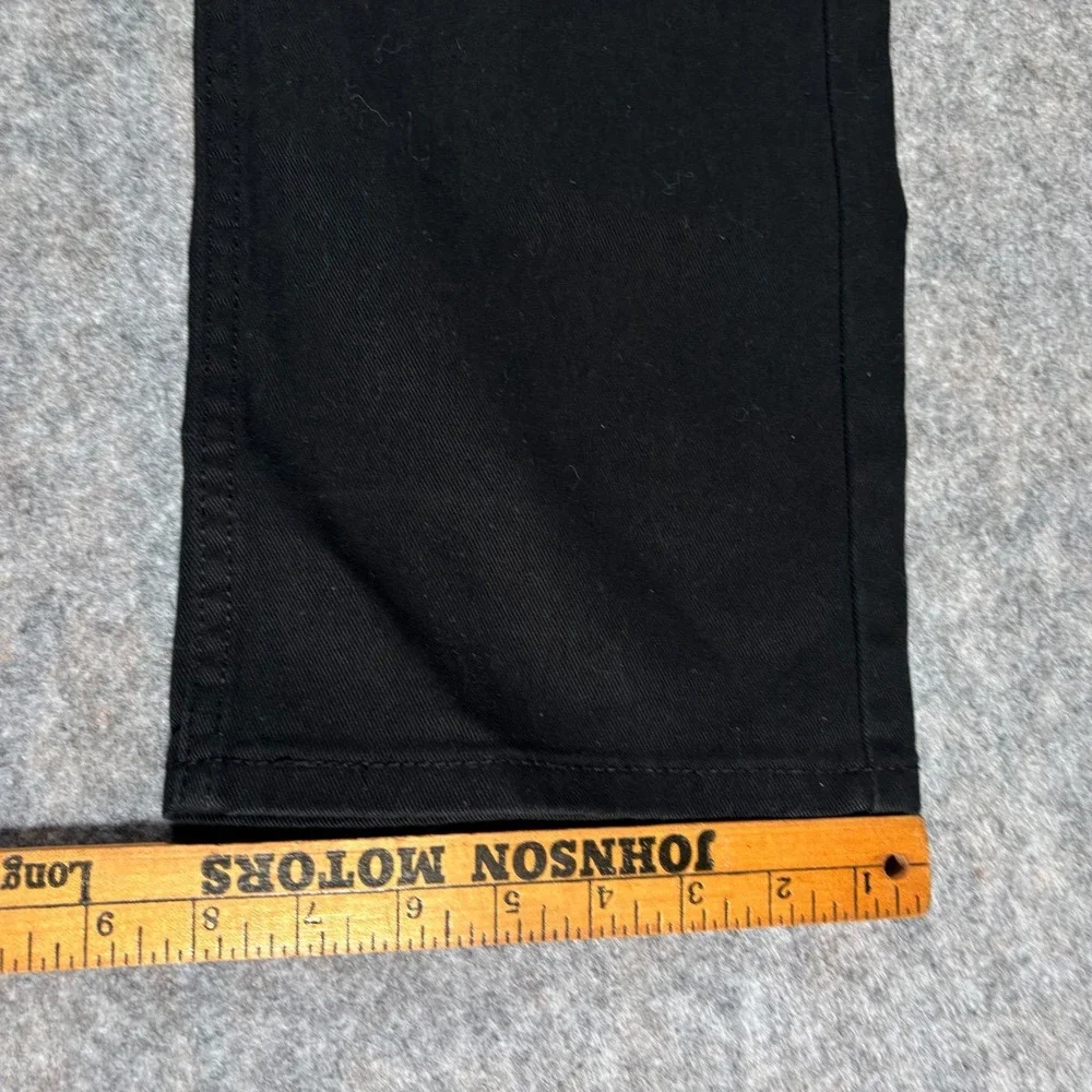 Levis‎ 513 Slim Straight Black Denim Jeans Mens W36 L32 (38x31) Stretch Classic
